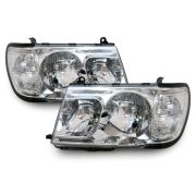 Фары передние (белые) Toyota Land Cruiser 100 1998-2005