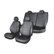 Чехлы Honda Freed, 2008-2016 (GB3 GB4 GP3), 2 ряда капитанские кресла, I поколение, экокожа черн/эко