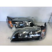 Фары передние (черные) Toyota Corolla E100 1991-2000